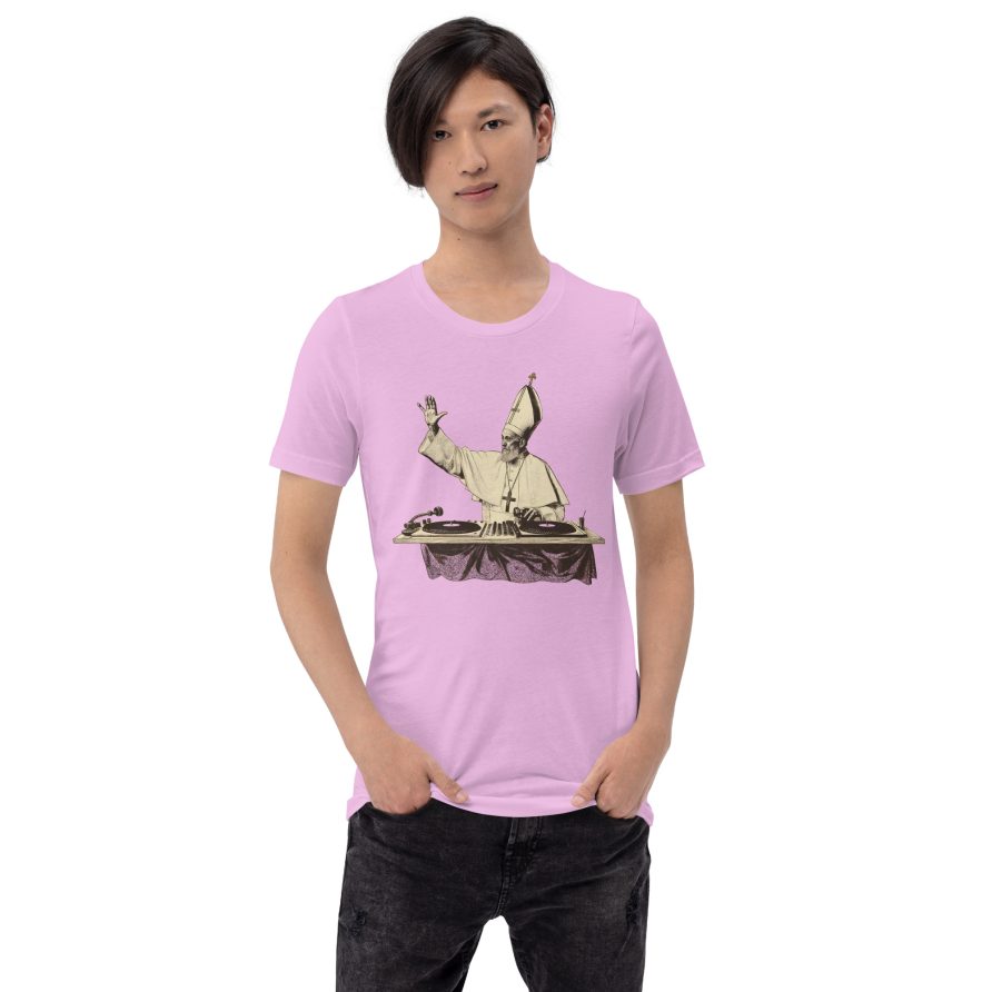 Gregory the Great Unisex t-shirt - LILAC - Image 2