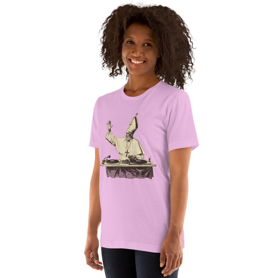 Gregory the Great Unisex t-shirt - LILAC - Image 4