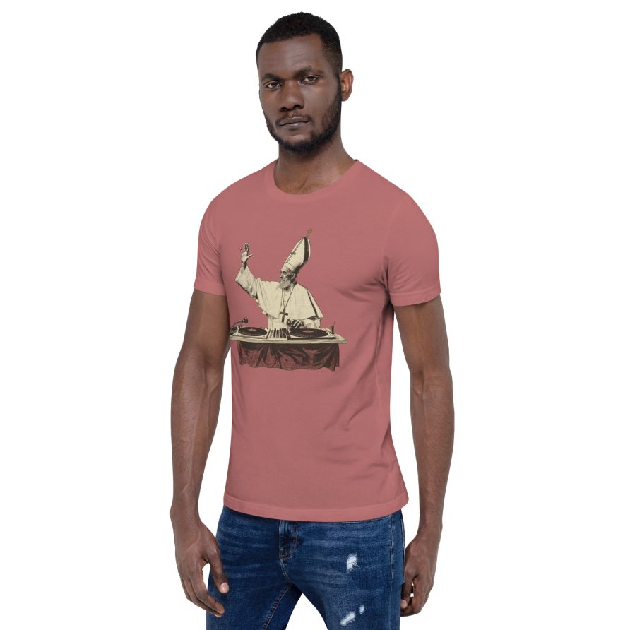 Gregory the Great Unisex t-shirt - MAUVE - Image 2