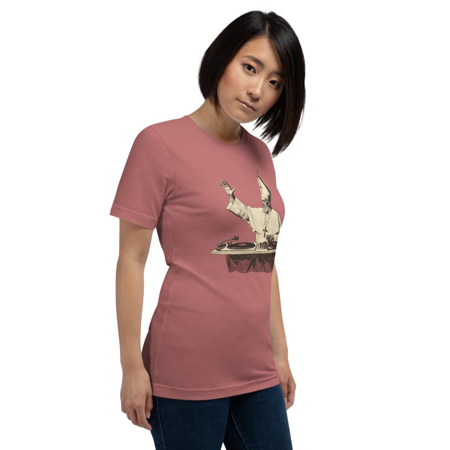 Gregory the Great Unisex t-shirt - MAUVE - Image 4