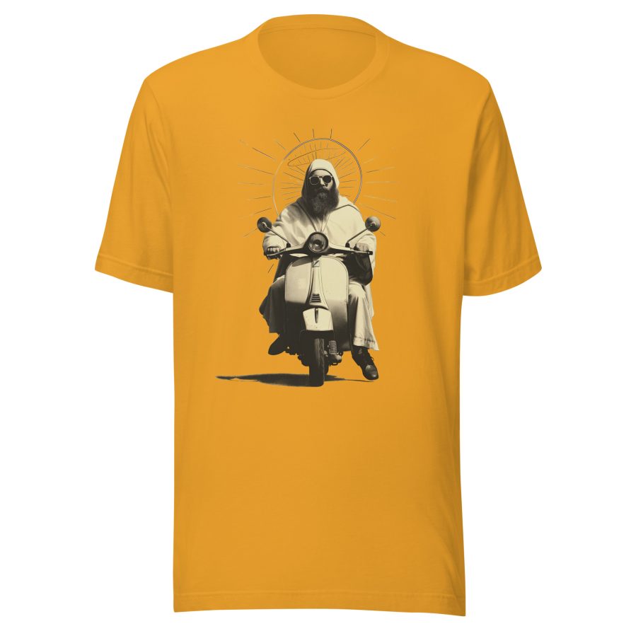St. Christopher Unisex t-shirt – MUSTARD