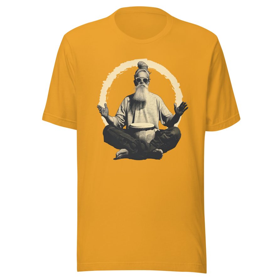 Paul the Hermit Unisex t-shirt - MUSTARD