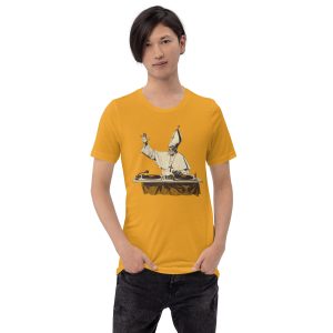 Gregory the Great Unisex t-shirt - MUSTARD - Image 2