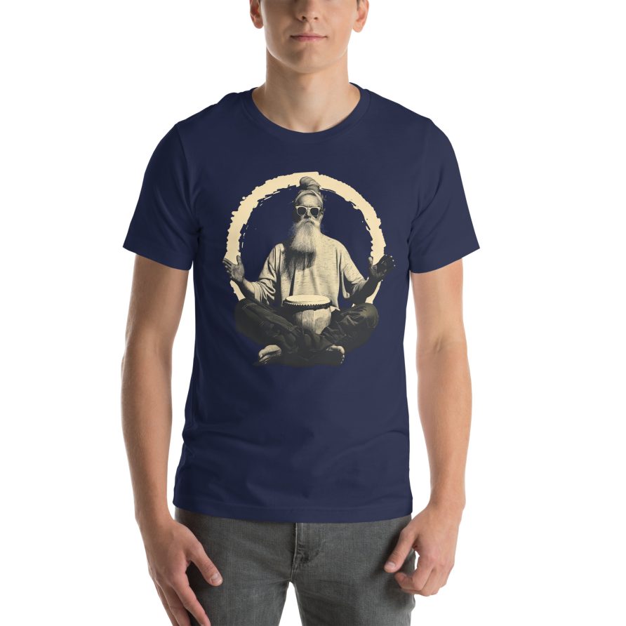 Paul the Hermit Unisex t-shirt - NAVY - Image 4