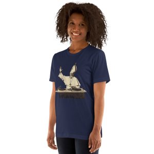 Gregory the Great Unisex t-shirt - NAVY - Image 4