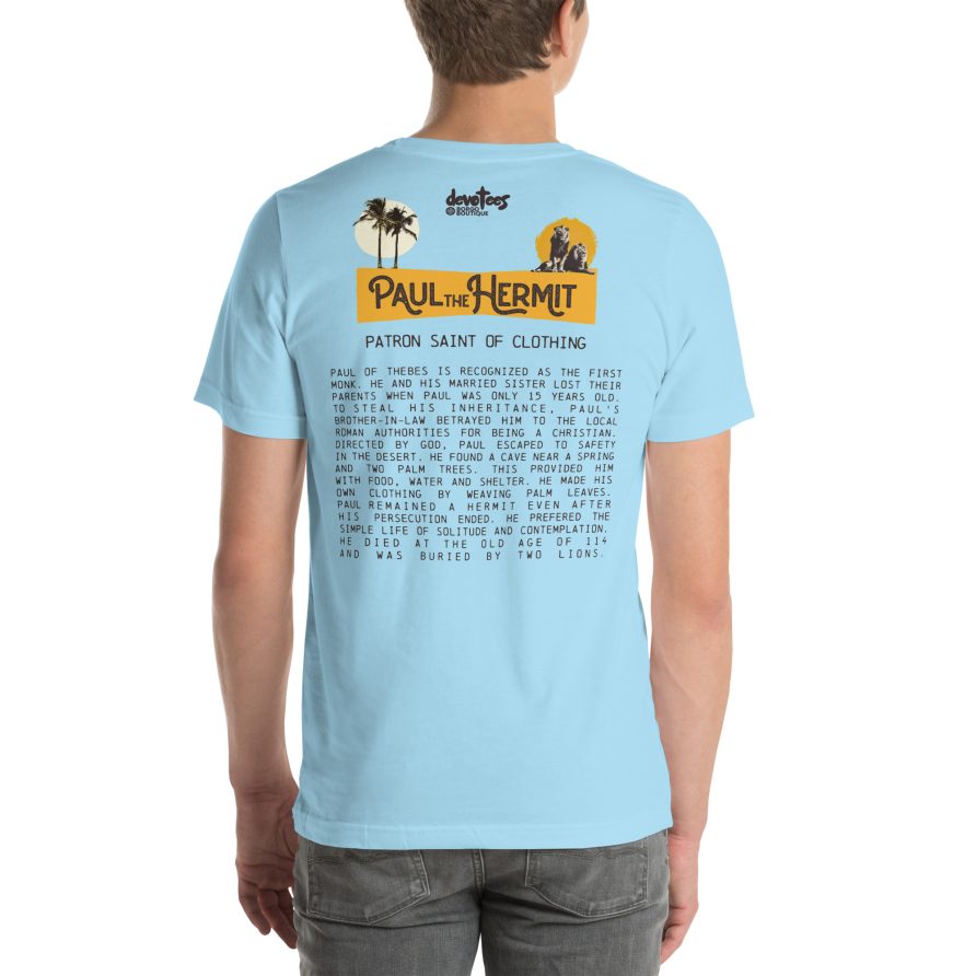 Paul the Hermit Unisex t-shirt - OCEAN BLUE