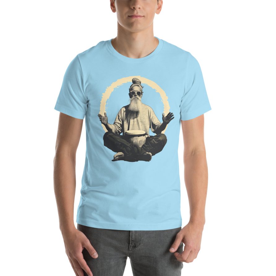 Paul the Hermit Unisex t-shirt - OCEAN BLUE - Image 2