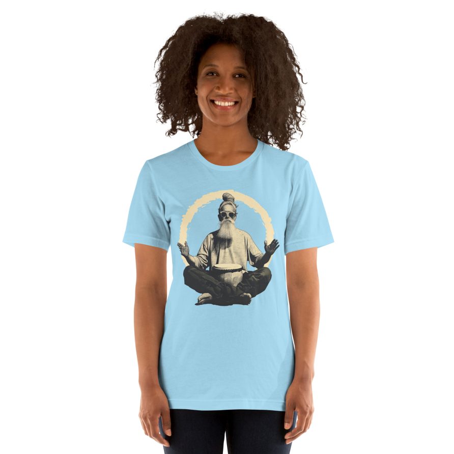 Paul the Hermit Unisex t-shirt - OCEAN BLUE - Image 3