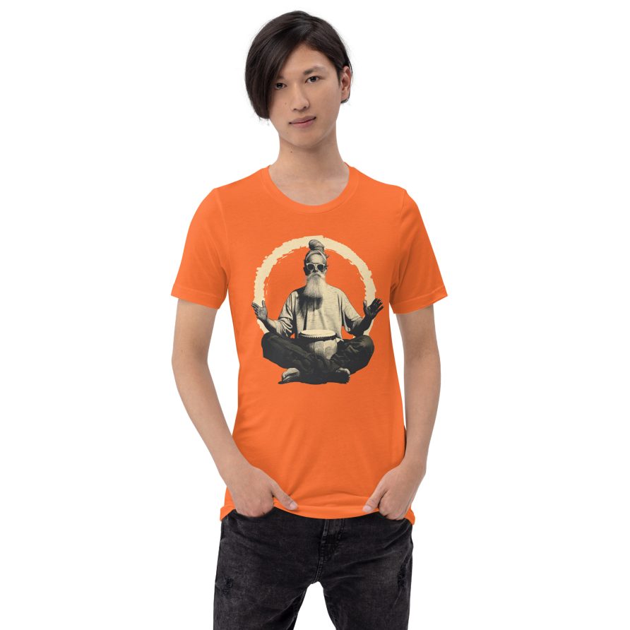 Paul the Hermit Unisex t-shirt - ORANGE - Image 2
