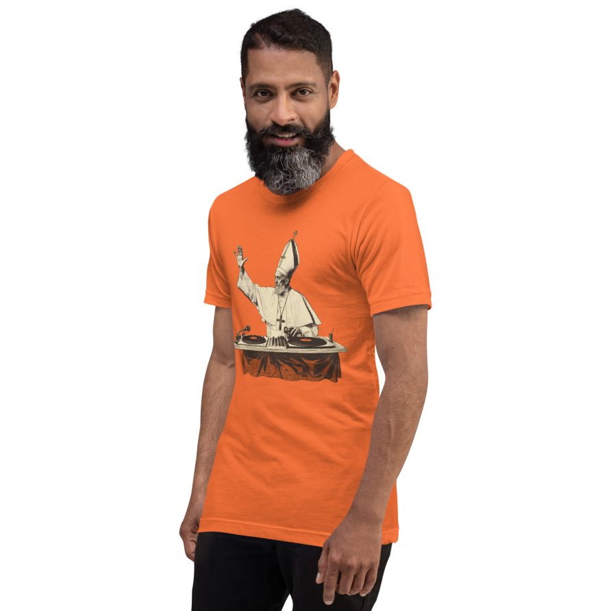 Gregory the Great Unisex t-shirt - ORANGE - Image 3