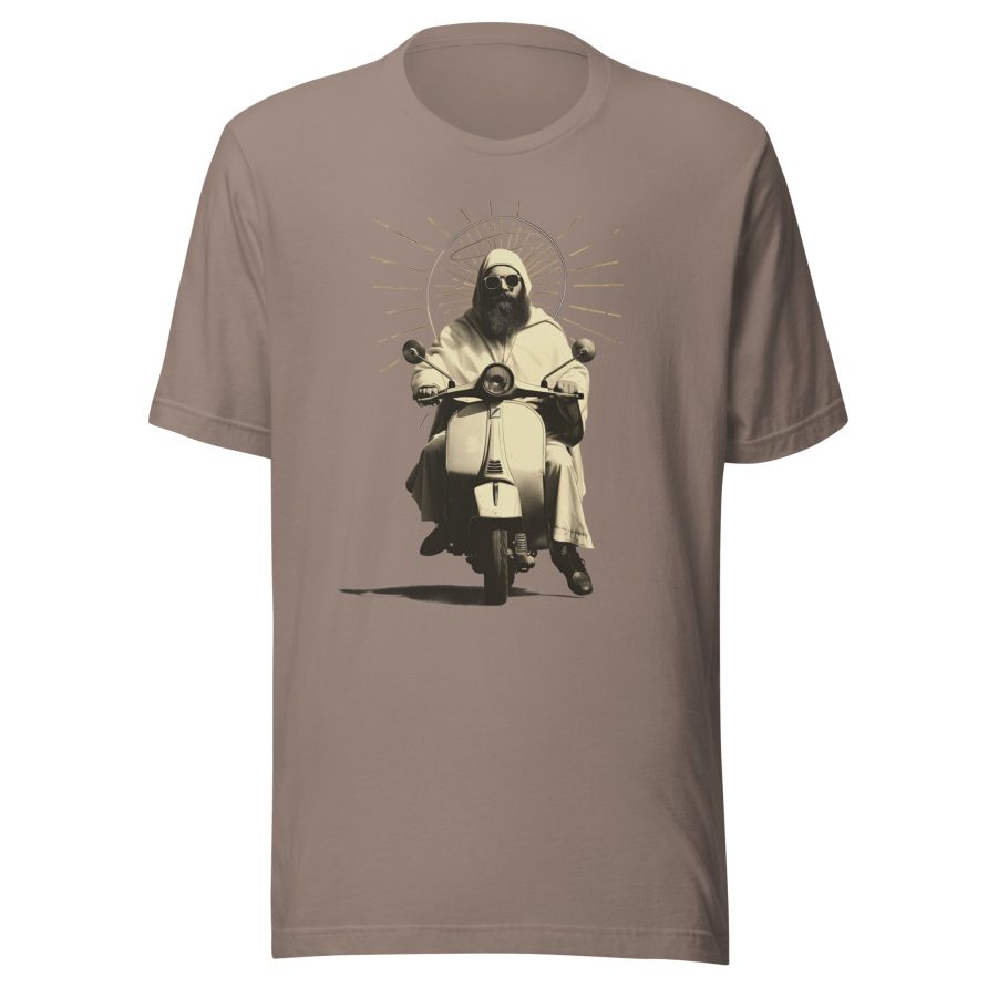St. Christopher Unisex t-shirt = PEBBLE