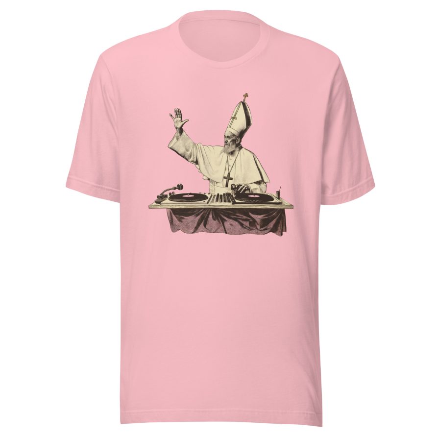 Gregory the Great Unisex t-shirt - PINK - Image 5