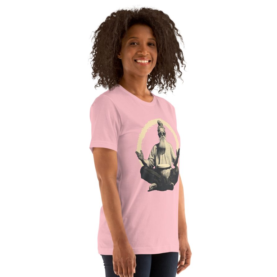 Paul the Hermit Unisex t-shirt - PINK - Image 4