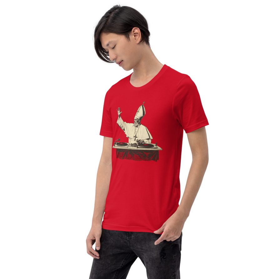Gregory the Great Unisex t-shirt - RED - Image 2