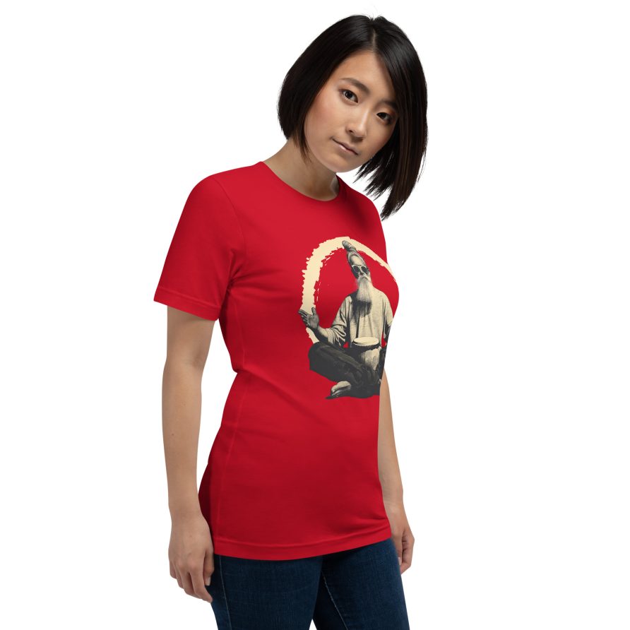 Paul the Hermit Unisex t-shirt - RED - Image 4