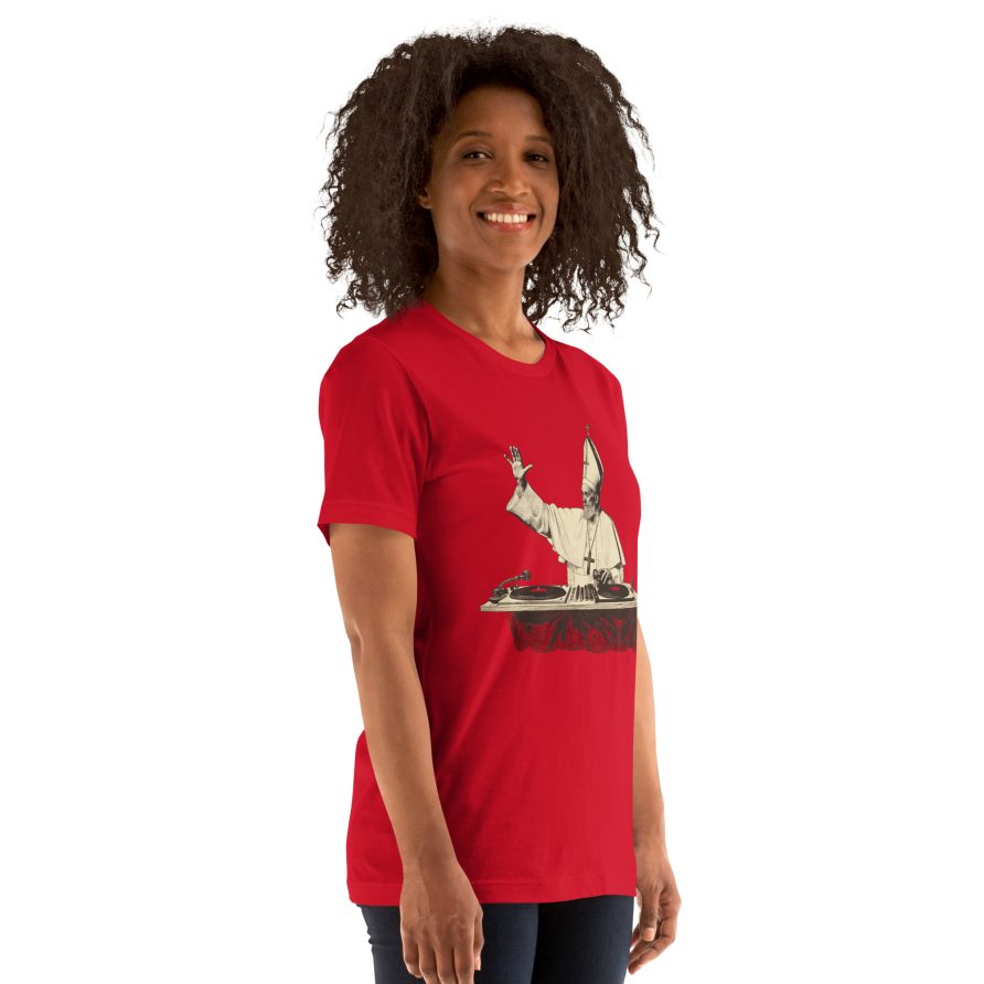 Gregory the Great Unisex t-shirt - RED - Image 4