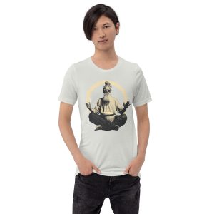 Paul the Hermit Unisex t-shirt - SILVER - Image 2