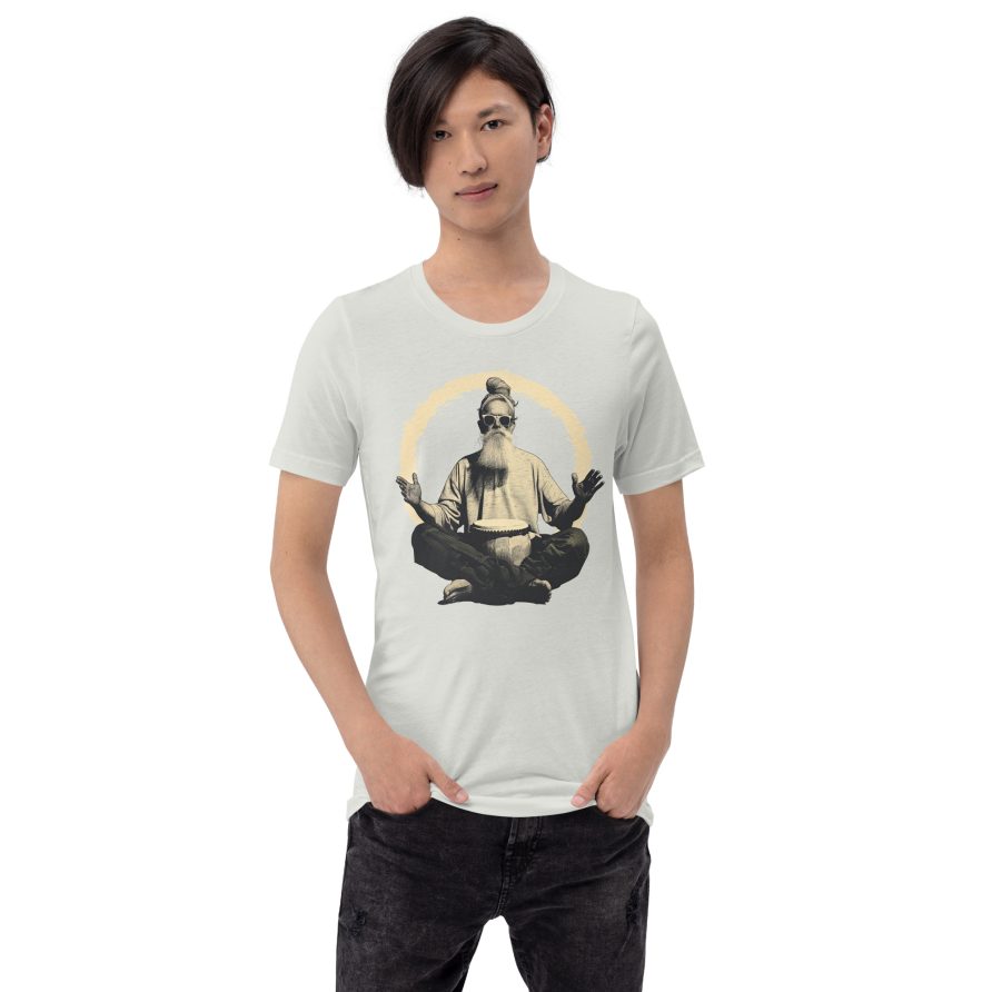 Paul the Hermit Unisex t-shirt - SILVER - Image 2