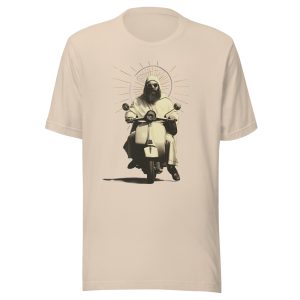 St. Christopher Unisex t-shirt - SOFT CREAM - Image 5