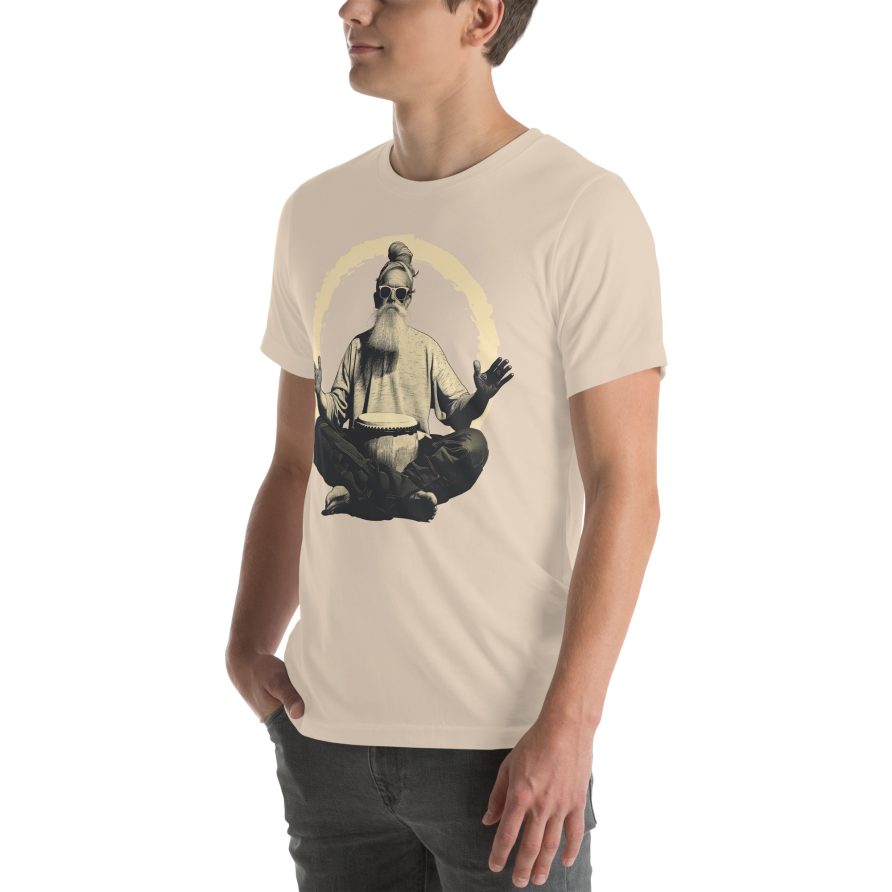 Paul the Hermit Unisex t-shirt - SOFT CREAM - Image 3