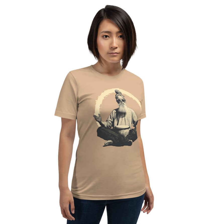 Paul the Hermit Unisex t-shirt - TAN - Image 3
