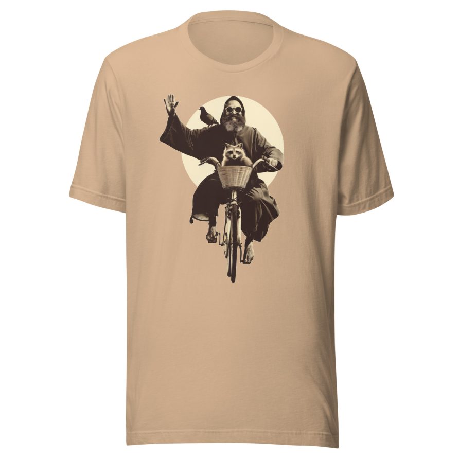 St. Francis Unisex t-shirt - TAN