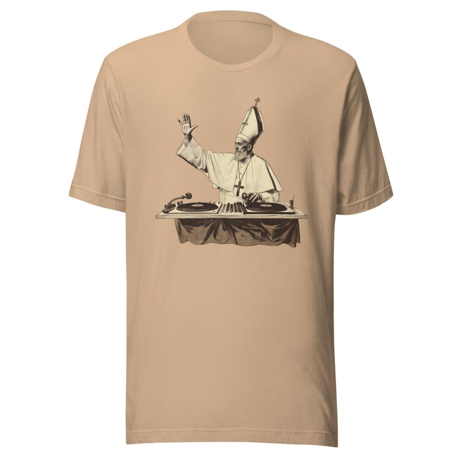 Gregory the Great Unisex t-shirt - TAN - Image 5