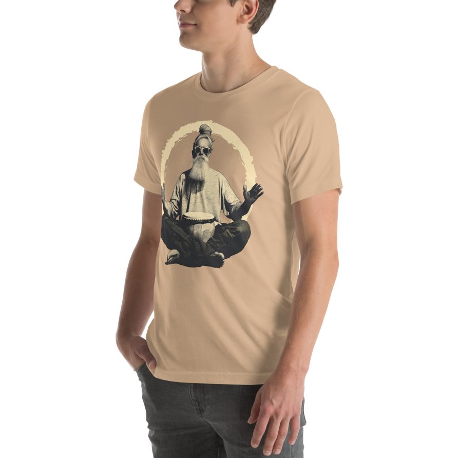 Paul the Hermit Unisex t-shirt - TAN - Image 4
