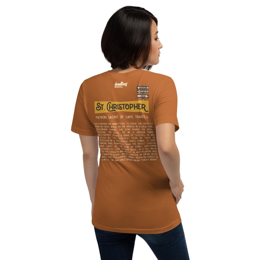 St. Christopher Unisex t-shirt - TOAST - Image 4