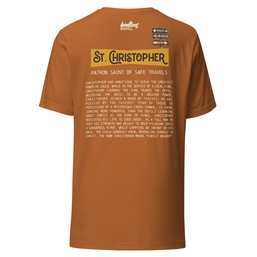 St. Christopher Unisex t-shirt - TOAST - Image 5