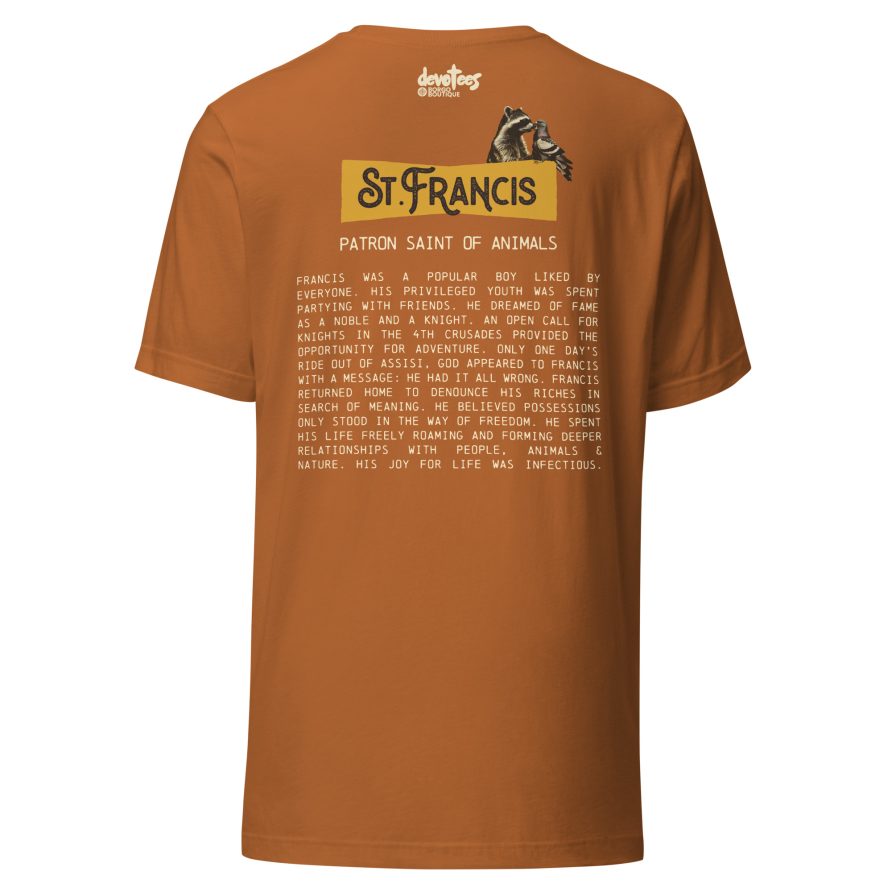 St. Francis Unisex t-shirt - TOAST - Image 5