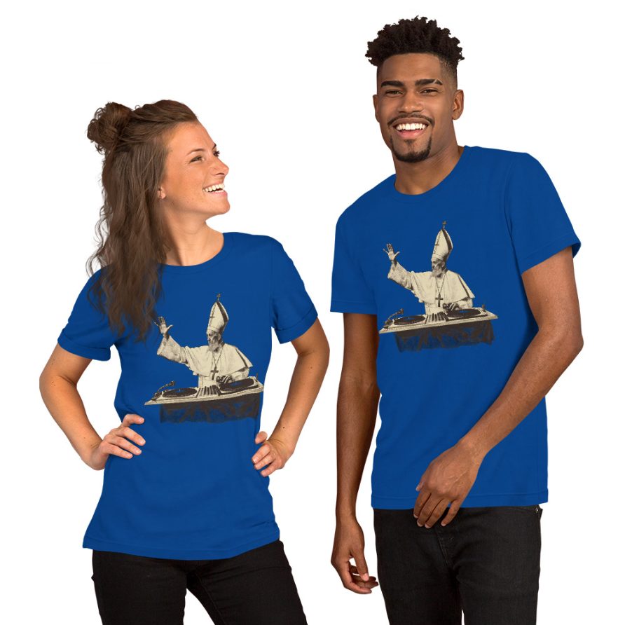 Gregory the Great Unisex t-shirt - TRUE ROYAL - Image 4