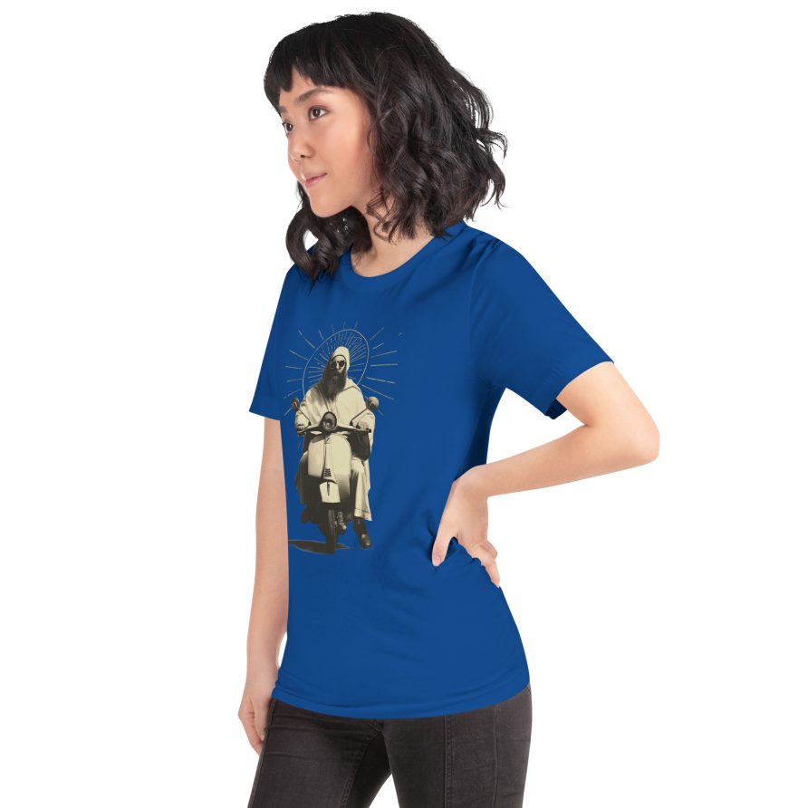 St. Christopher Unisex t-shirt - True Royal - Image 4