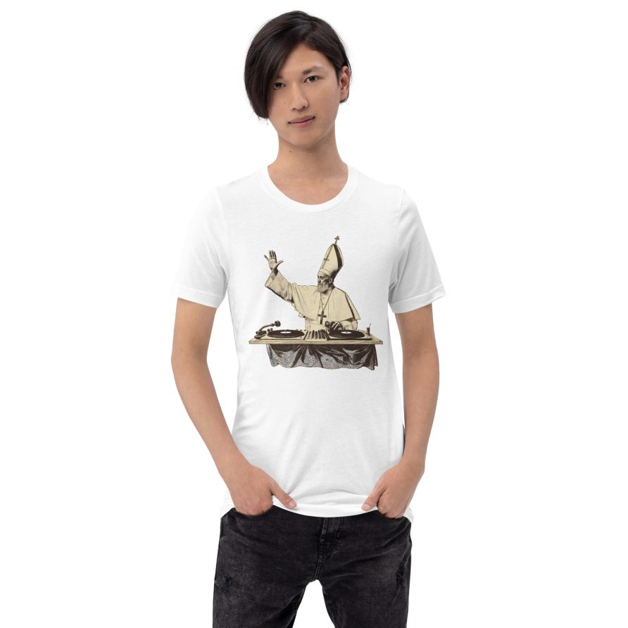 Gregory the Great Unisex t-shirt - WHITE - Image 2