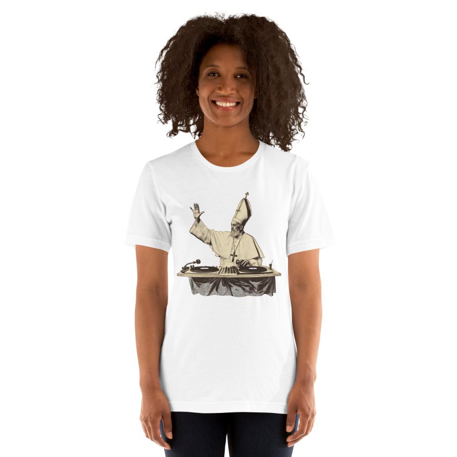 Gregory the Great Unisex t-shirt - WHITE - Image 4