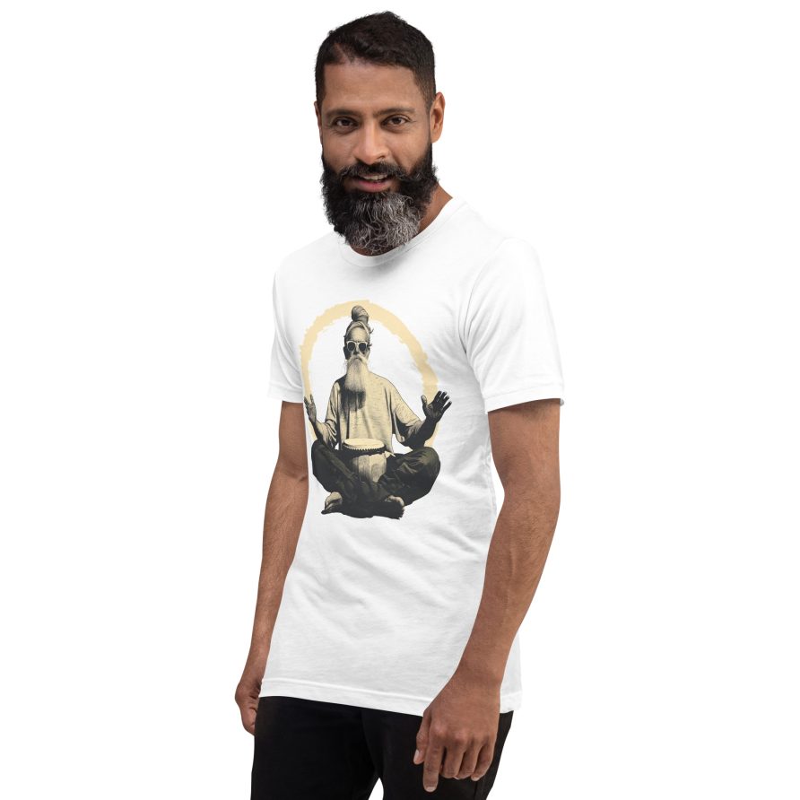 Paul the Hermit Unisex t-shirt - WHITE - Image 3